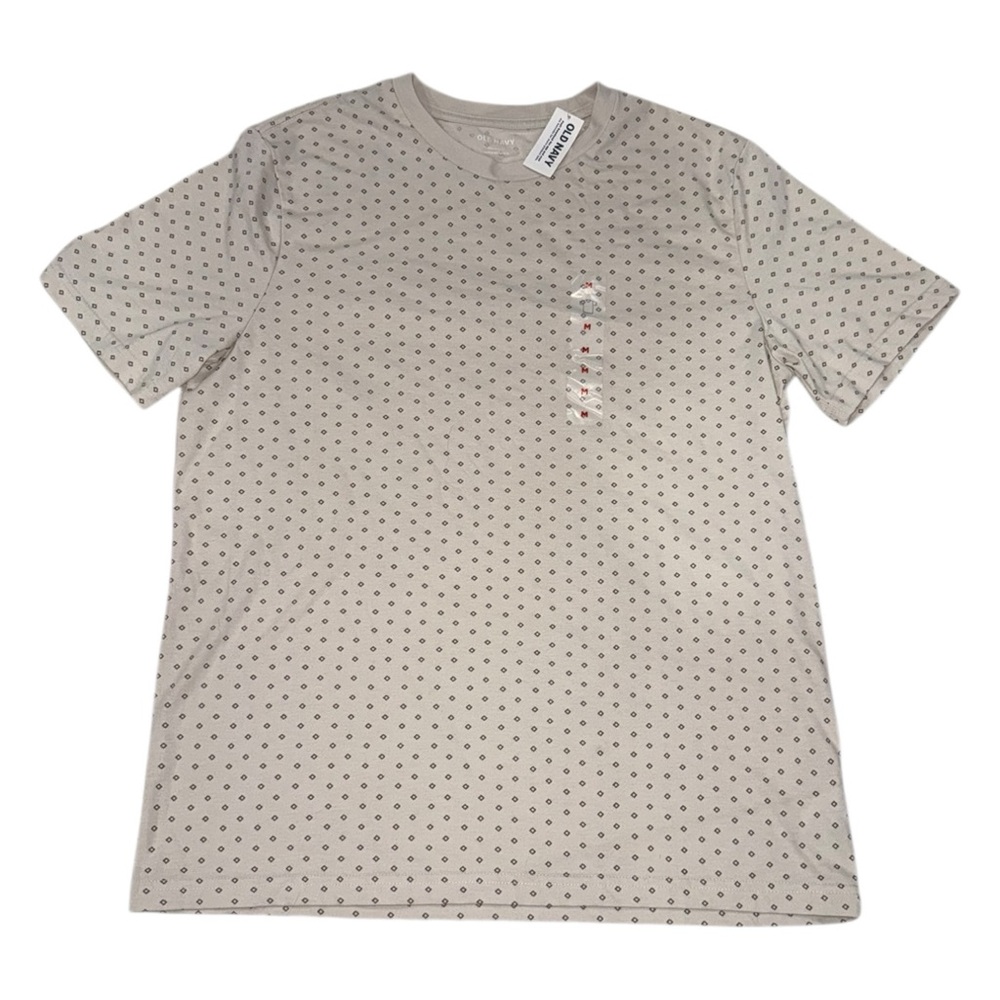 NWT Old Navy Soft Washed Diamond Geo Print - Core Crew Neck Tee
